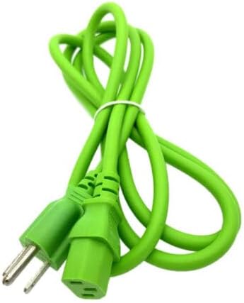 Replacement for fits 6 Green AC Cable for MICROSOFT XBOX ONE 1 BRICK CHARGER ADAPTER