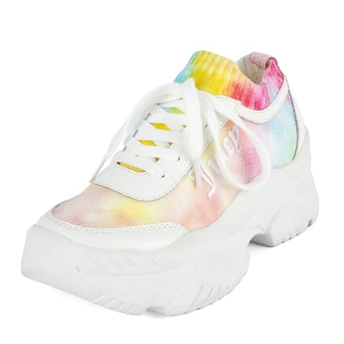 Juicy Couture Women's Chunky Lace-Up Fashion Sneaker - Stylish Platform Tennis Shoes for Everyday Comfort Walking
