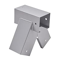 TRIBECCO® Connecteur De Balançoire Carré 90/90 Mm (100°, Vert) En Tôle D'acier Revêtue Par Pulvérisation, Pour Balançoire De Jardin, Forme Triangulaire Stable, Avec Ouvertures De Montage De 10 Mm De