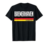 Bremerhaven Retro Germany Flag Travel Souvenir Vintage T-Shirt