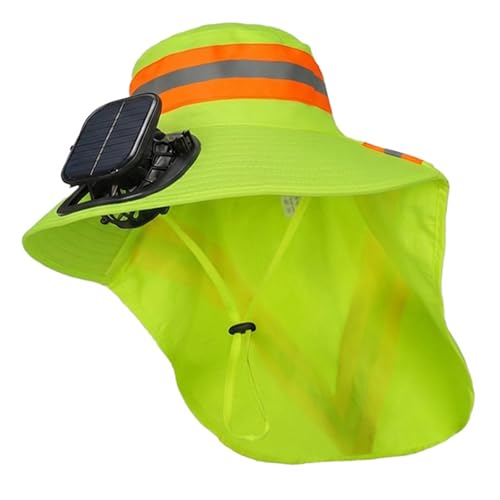 Chapeau ventilateur solaire contre la chaleur: restez au frais et visible en extérieur