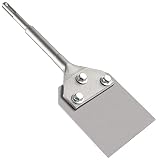 Firecore SDS Plus Floor Scraper, 4 Inch Wide Tile Thinset Scaling Chisel, 4" x 10" Thinset Scraper A