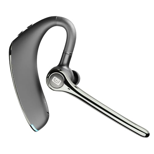 cellularline | Fluent | Ergonomic Mono Bluetooth Headset for Mobile Phone – 25 Hours Battery Life – Charging in 2 Hours