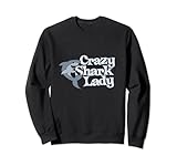 Photo Gallery crazy shark lady felpa Photo Gallery crazy shark lady felpa