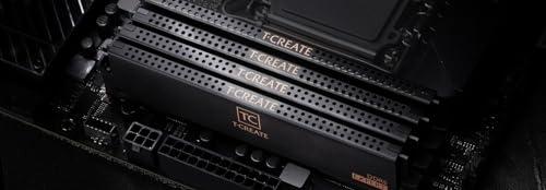 Image of TEAMGROUP T-Create Expert Overclocking 10L CL28 DDR5 32GB Kit (2 x 16GB) 6000MHz (PC5-48000) Intel XMP 3.0 & AMD Expo Compatible Desktop Memory Module Ram Black - CTCED532G6000HC28ADC01
