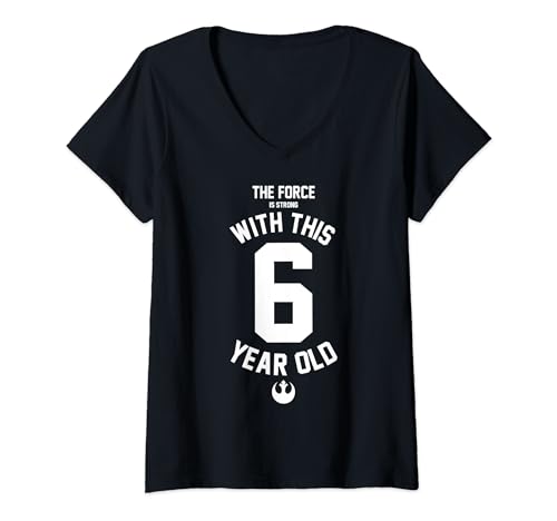 T-shirt Star Wars 6 Year Old Rebel pour un anniversaire galactique réussi