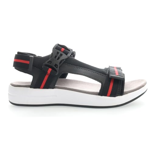 Image of Propet Mens Eli Strap River Casual Sandals Casual - Black