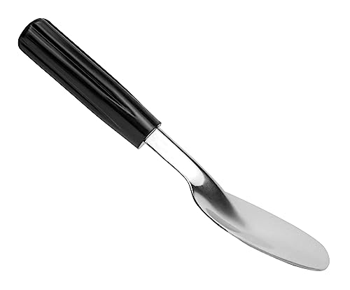 Great Credentials Ice Cream Spade Scoop with Non-Bend Black Handle - Heavy Duty Stainless Steel Perfect for Scooping and Serving Frozen Treats