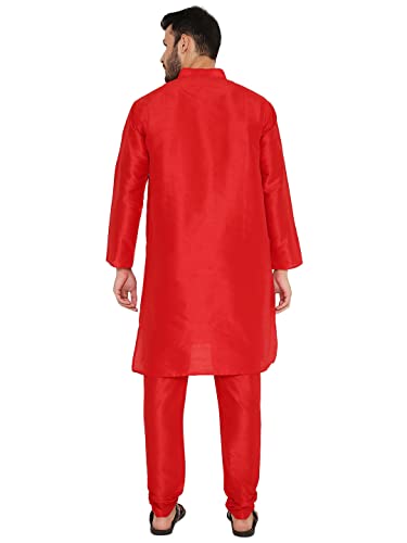 Image of Maharaja Banarasi Dupion Silk Kurta Pjama Set for Men