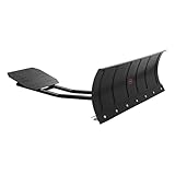 VEVOR Snow Plow Kit, 48in Universal Snow Plow Attachment, Height & Left-Right Adjustable, Quick to Detach, Steel ATV Scrape Blade, 3 Mount Options, Efficient Snows Clearing, for Most ATVs & UTVs