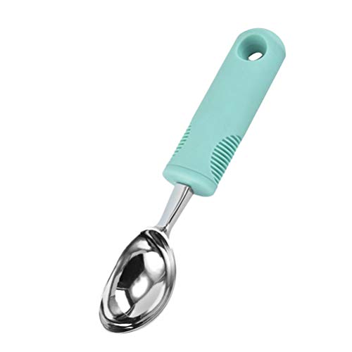 Colher de sorvete, colher de liga de zinco, colher para escavar frutas, sobremesa, colher de gelo, b
