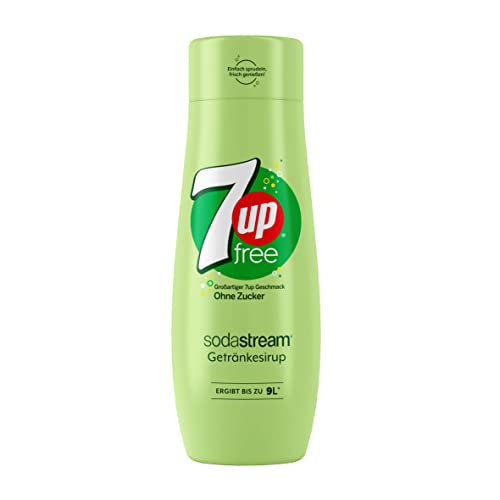 Sodastream Concentré 7UP Free – Sans Sucres – 100% du Goût Original – Avec Bouchon Doseur – 440 ml
