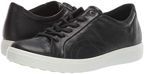 ECCO Women's Soft 7 Stitch Tie Sneaker, Black, 5-5.5 | Image 6