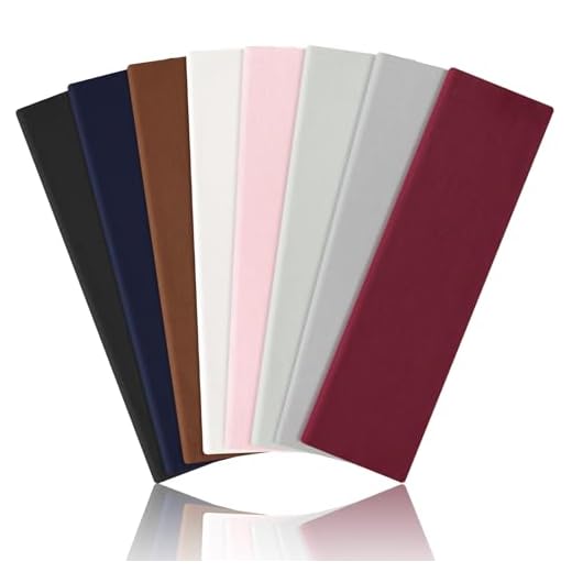 AWUMBUK 8 Pcs Headbands for Women's Hair, Fashion Hair Bands for Women Soft Elastic Ladies Headband Yoga Gym Hair Accessories