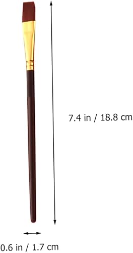 Miniatura 6 de EXCEART 50 Pcs Nylon Hair Brush Nail Art Brushes Artist Drawing Brushes line Marker Sketch Gouache Brushes line Drawing Brush Pen Kits Watercolor