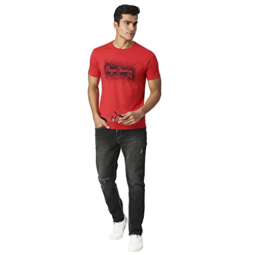 Image of Pepe Jeans Men's Cotton Regular Fit T-Shirt