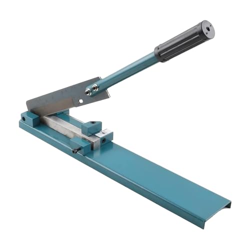 DOJOEUU Taglierina per canaline in PVC, taglierina Manuale per Guida DIN, Angolo Regolabile da 45° a 90°, Macchina per Il Taglio di condotti in plastica, utensile per Tagliare i condotti dei Cavi