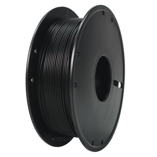 ⚡ GIANTARM 3D Printer Filament, Black PLA Filament 0.5kg, 1.75mm Dimension Accuracy +/- 0.03mm, 3D Printing Filament