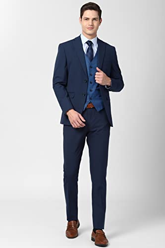Image of Peter England Men's Polyester Blend Suit-Dress Set