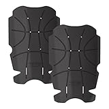 Hmyl Easy Knee Pad Inserts for Work Pants/Bibs, Uniforms, and Tactical Pants, Breathable Knee Pads Inserts for Construction, Flooring, and Garage, Black, 11.5''×7.9''×0.45'' 1 Pair
