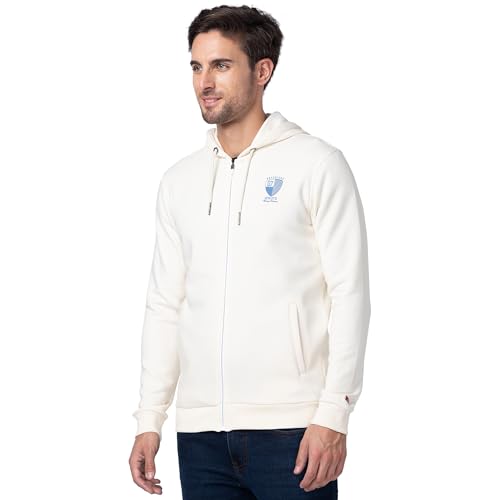 Image of Being Human Men's Solid Cotton Blend Long Sleeve Soft Hoody