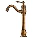 Produktbild Bad Wasserhahn 360°Schwenkbare Einhebel Mischbatterie,Antik Nostalgie Öl eingerieben Bronze Gebürsteter,Waschtischarmatur Aufsatz-Waschbecken Armatur aus Messing,taltal serie B3-Messing