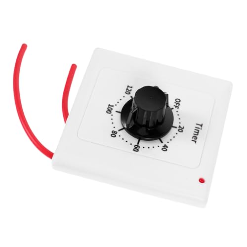 Outanaya Temporizador Programable Digital con Pantalla Numérica Interruptor de Regresiva para Electrodomésticos Domésticos Control Automático de Enchufe Temporizador para Eficiencia