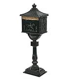 buzon de quejas verde 【con Cerradura y 2 Llaves】Este buzón está diseñado con una amplia ranura para el correo que incorpora una aleta para proteger el contenido de los elementos y una puerta con cerradura (se incluyen 2 llaves para la puerta) que le permitirá sacar sus cartas fácilmente.