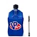 VP Racing Square Utility Jug with Deluxe Jug Tube 5 Gallons (Blue)