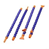 Tubo refrigerante in plastica per sistemi BPS, lunghezza regolabile da 35,6 cm a 96,5 cm, non conduttivo, adatto per varie macchine utensili (ugello rotondo))