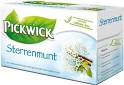 Pickwick Sterrenmunt, 20 Tea Bags Per Packages, (Pack of 4)