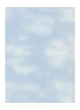 York Wallcoverings Kids Clouds Removable Wallpaper, Sky Blue