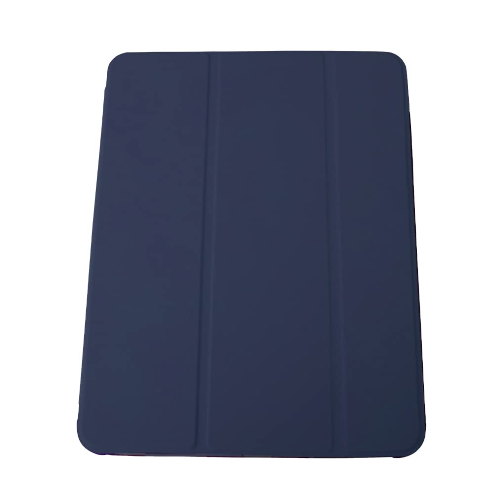 Étui iPad 11 pouces bleu profond acrylique avec support en Y et fente stylet