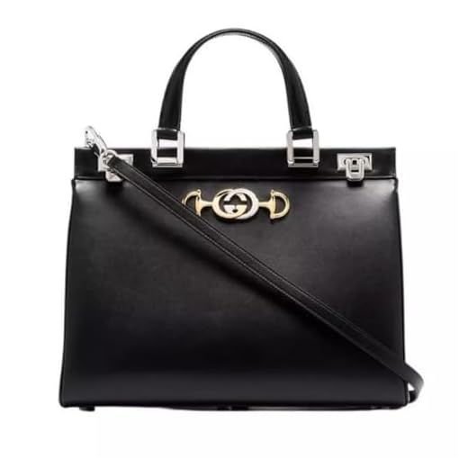 Gucci Soho Large Leather Chain Shoulder Handbag Black BHFO 5480