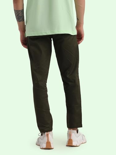 Image of Rupa Bumchums Men's Easy Care Cotton-Linen Relaxed Fit Trousers with Adjustable Drawstring and Secure Zip Pockets