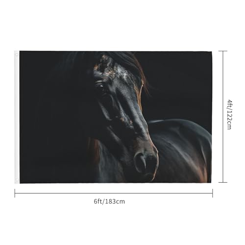Drapeau double face 1,2x1,8m avec oeillets en laiton pour intérieur et extérieur