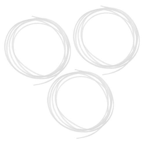 3pcs Ptfe Tube for 3d Printer White Replacement Hose