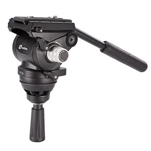 LEOFOTO VT-20 Video Head 75mm Half Ball Fluid Drag / Manfrotto Compatible For 75 Bowl Tripod
