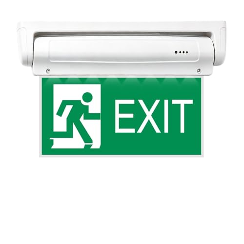 Lámpara de emergencia LED permanente 3 horas de autonomía con 7 pictogramas