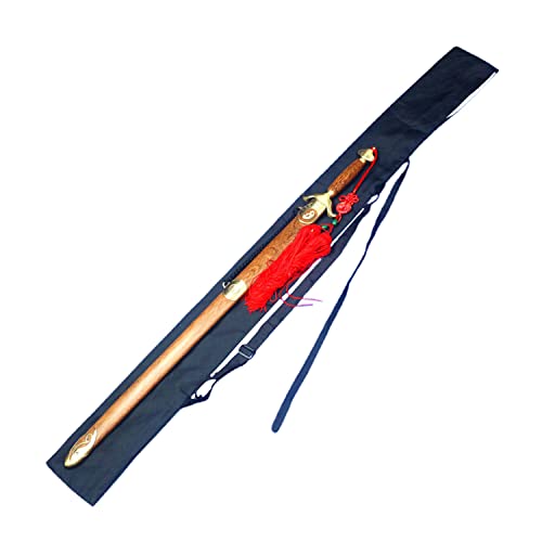 Coollooda 刀袋 竹刀袋 135cm*13cm 剣袋 厚くする 绳调整 収