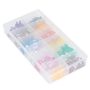 KTM Healthcare Blade Fuse Kit, 110pcs Fuses Fuse Kit Simple Usage for Parts Replacement for Home Electronic Parts for Office Electrical Parts for Electronic Parts
