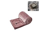 Manta Eléctrica Manta eléctrica 5v Carga Tesoro único bajo Voltaje pequeño colchón eléctrico no Pierde Electricidad hogar 5v portátil Calientacamas Eléctrico (Color : Pink, Size : 180 * 80cm)