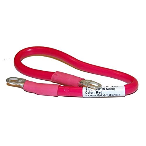 AMRA-189131 * Ancor 4 Gauge Premium Battery Cables - RED - 18"