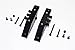 for 1/10 Crawler RC Car Wraith RR10 Bomber Aluminum Front & Rear DIFF Gear Box Mount Black