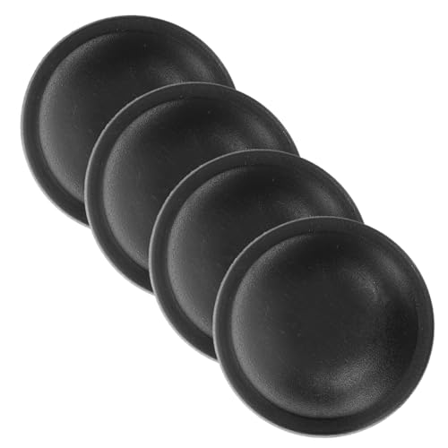 FRCOLOR 4 Piezas Pies de equipaje reemplazo espárragos de los pies de la bolsa remaches bolsos maleta tachuelas de pies de bolso remache para reparación de equipaje el plastico Negro