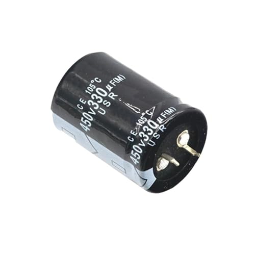 Condensateur 450V 330uf en aluminium pour stabiliser le courant des alimentations