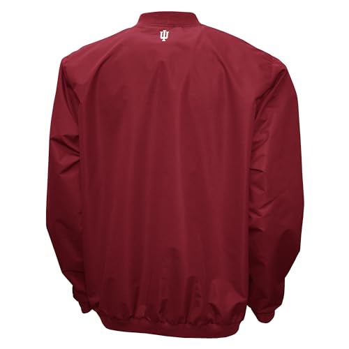 2Bhip NCAA Indiana Hoosiers Adult Lightweight V-Neck Windbreaker Wind Shirt Pullover Jacket For Men2
