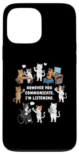However You Communicate I'm Listening SLP �X�s�[�`�Z���s�X�g �X�}�z�P�[�X iPhone 13 Pro Max �p