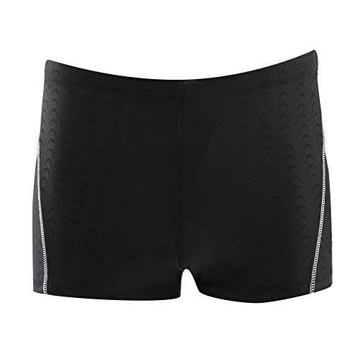 Maillots de Bain Sport pour Hommes Maillots de Bain de Course Slip à séchage Rapide Maillot de Bain Tronc(XL-Ligne Noire et Argent) Cover