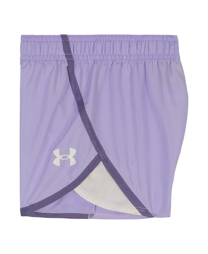 Image of Under Armour Girl's 2-piece Short Sleeve Tee and Shorts Set, Lightweight and Comfortable